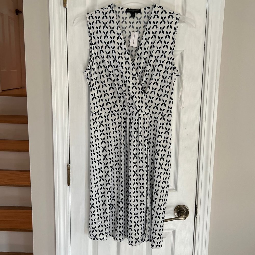 Banana Republic Factory White Midi Dress. NWT.